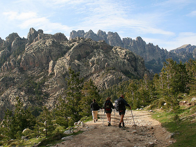 Le massif des Aiguilles de Bavella